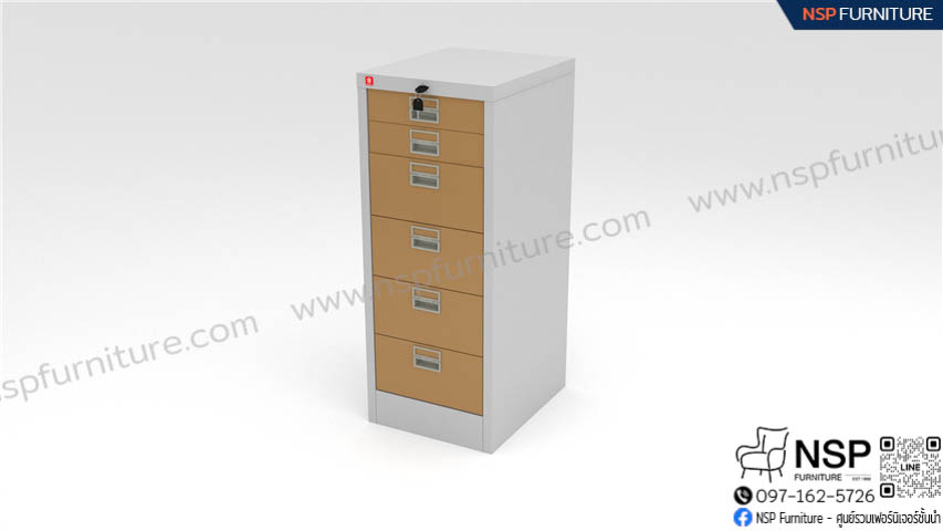 ตู้เอกสาร 6 ลิ้นชัก รุ่น CDX-6 - NSP Furniture