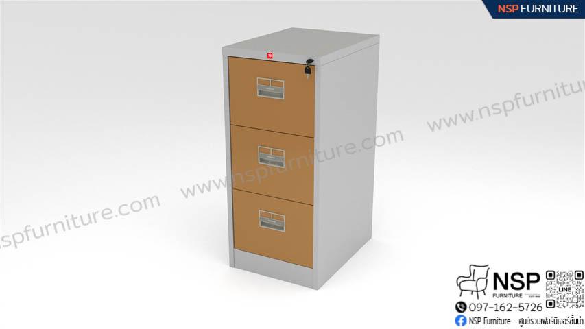 ตู้เก็บเอกสาร 3 ลิ้นชัก รุ่น KCDX-3 - NSP Furniture
