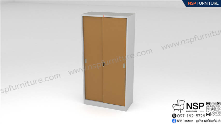 ตู้บานเลื่อนทึบสูง รุ่น KSS-914 - NSP Furniture